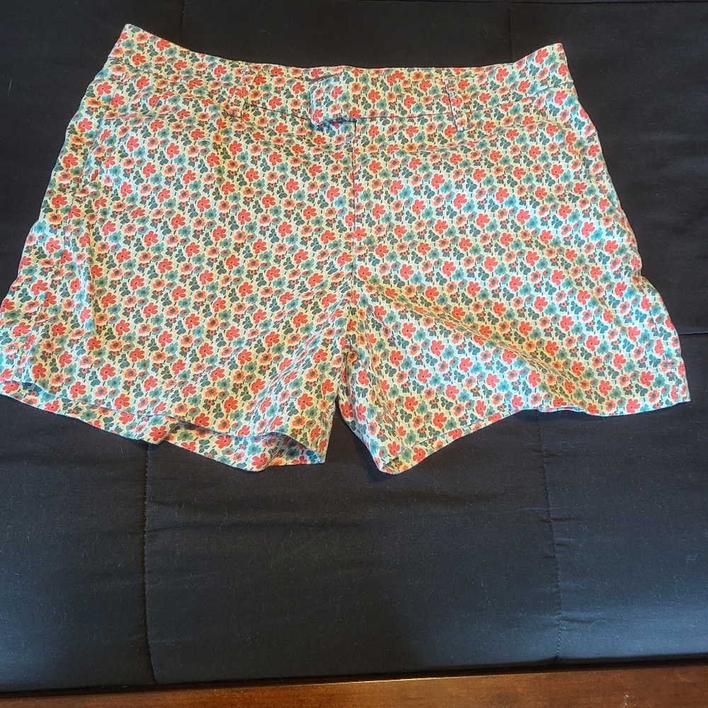 LEVEL 99 Cindie Linen Printed Short